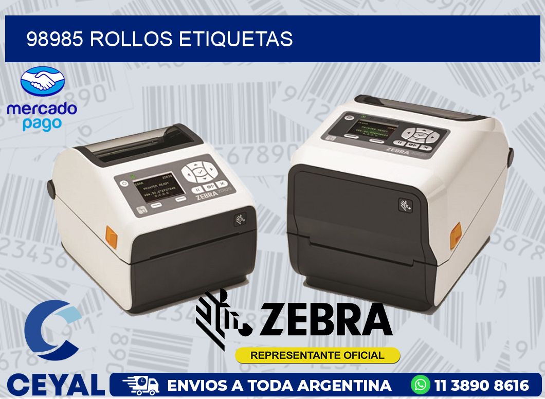 98985 ROLLOS ETIQUETAS