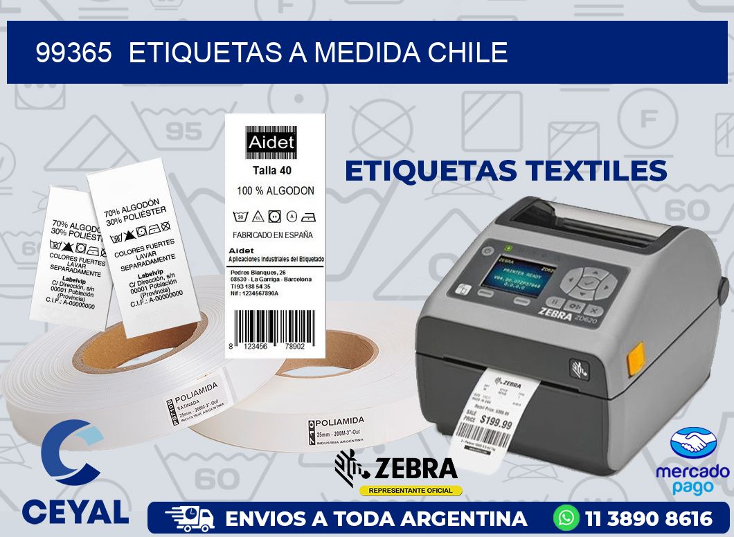 99365  ETIQUETAS A MEDIDA CHILE