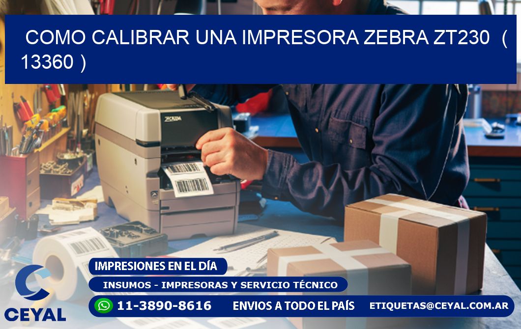 como calibrar una impresora zebra zt230  ( 13360 )