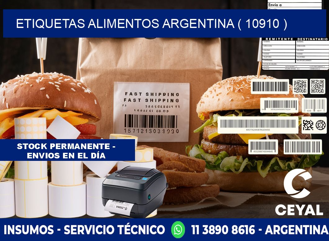 etiquetas alimentos argentina ( 10910 )