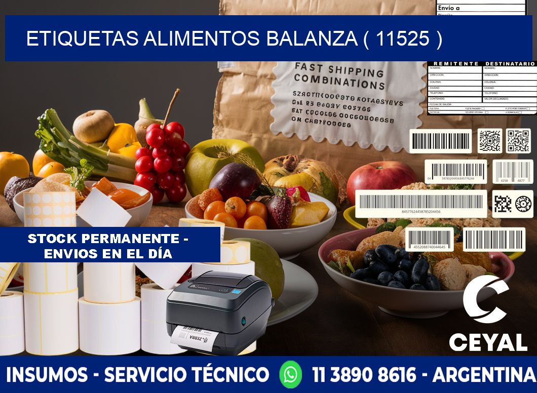 etiquetas alimentos balanza ( 11525 )