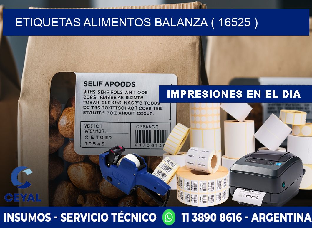 etiquetas alimentos balanza ( 16525 )