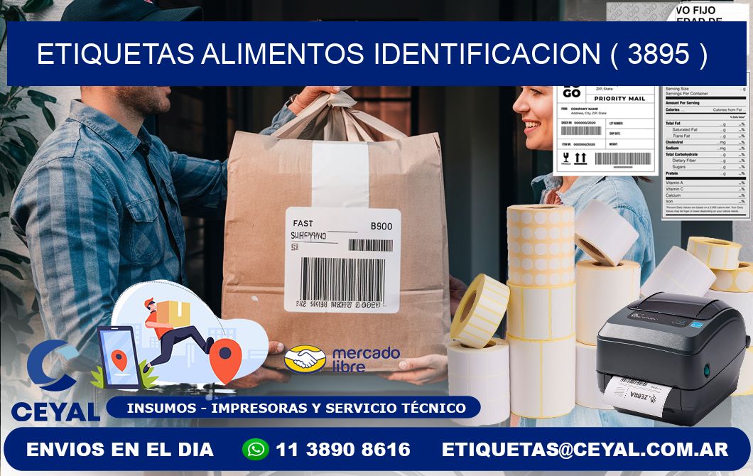 etiquetas alimentos identificacion ( 3895 )