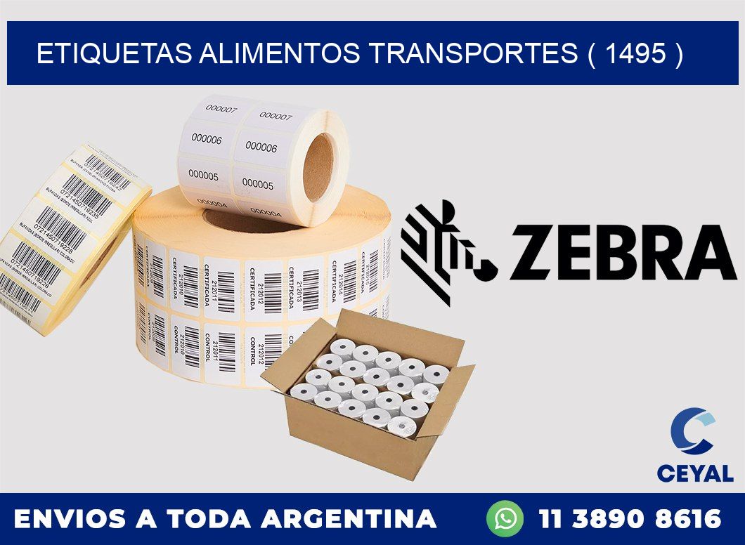 etiquetas alimentos transportes ( 1495 )