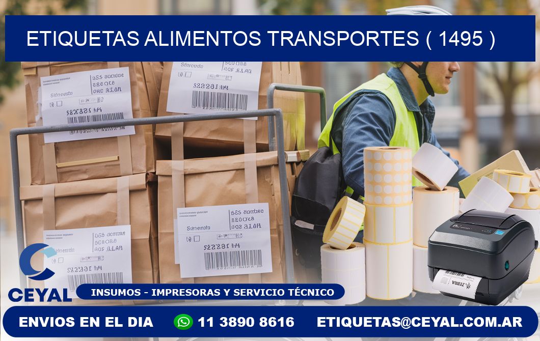 etiquetas alimentos transportes ( 1495 )