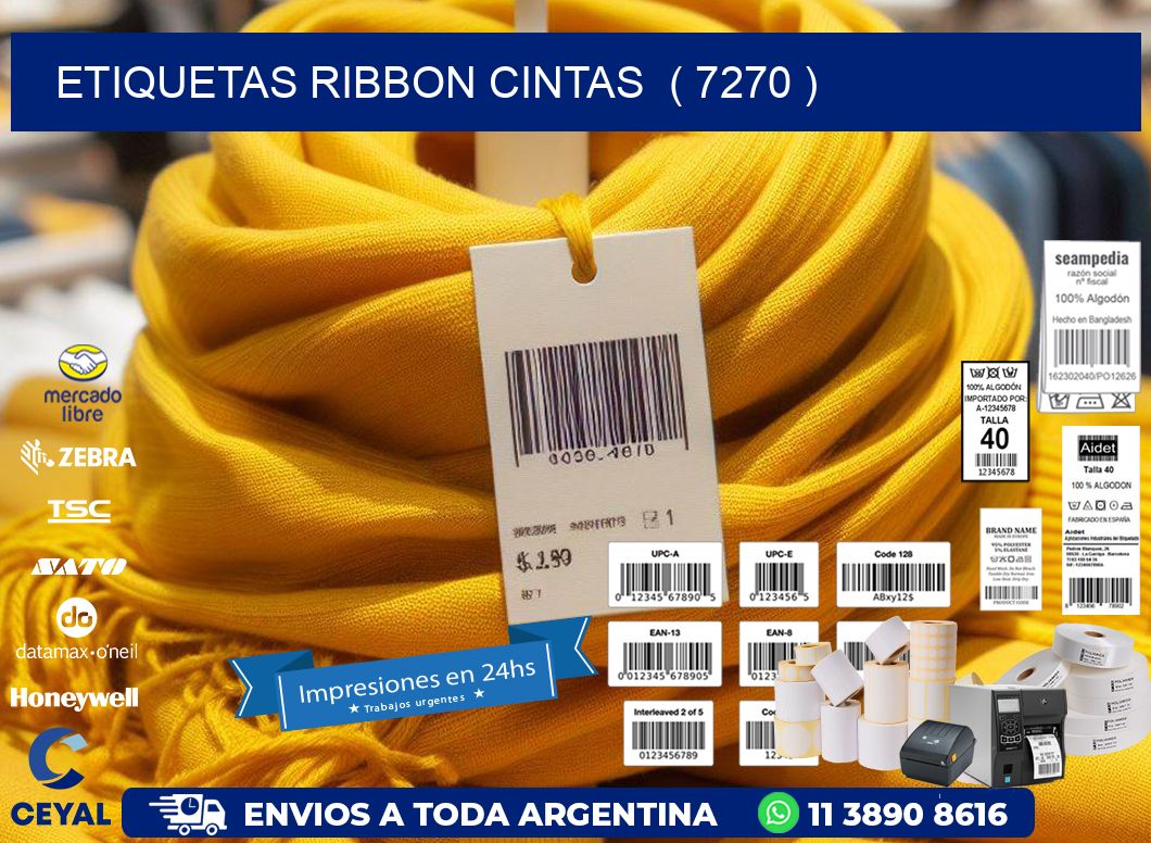 etiquetas ribbon cintas  ( 7270 )