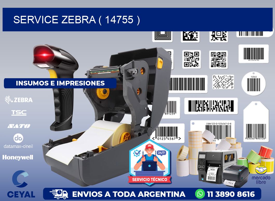 service zebra ( 14755 )