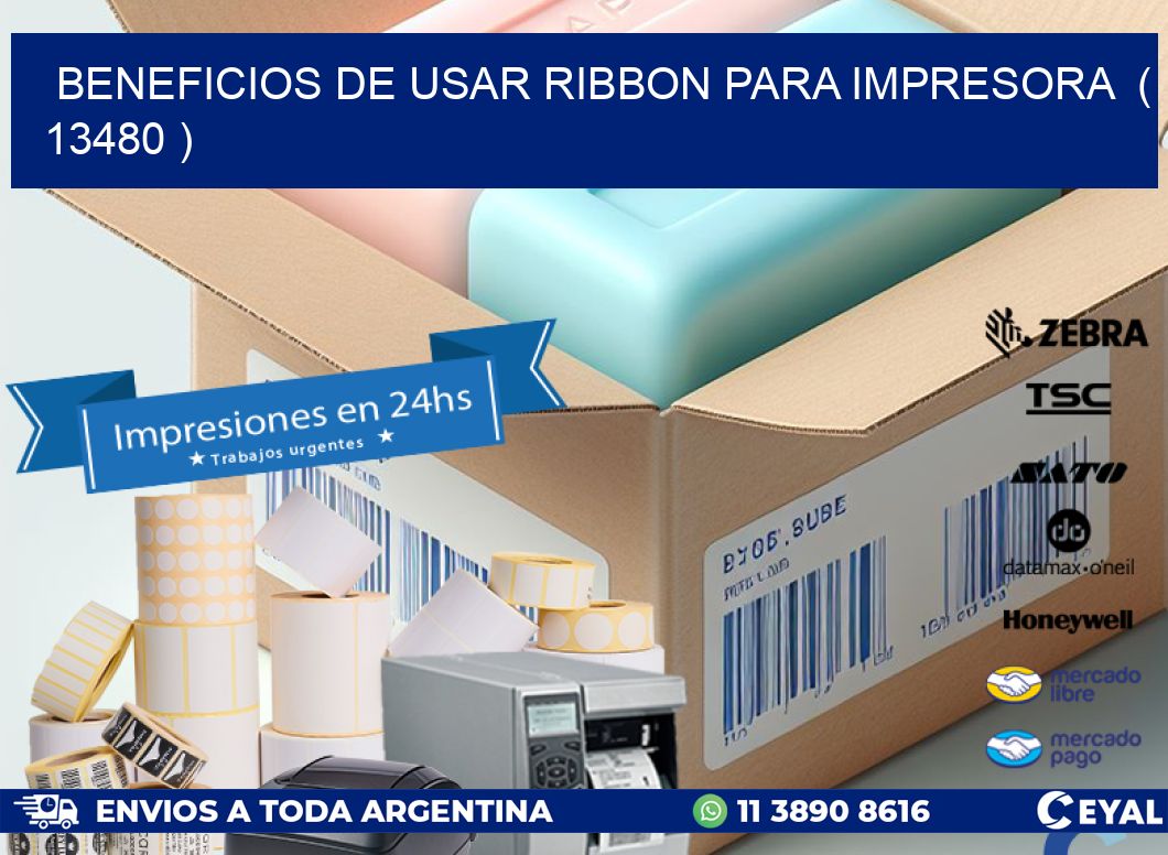 BENEFICIOS DE USAR RIBBON PARA IMPRESORA  ( 13480 )