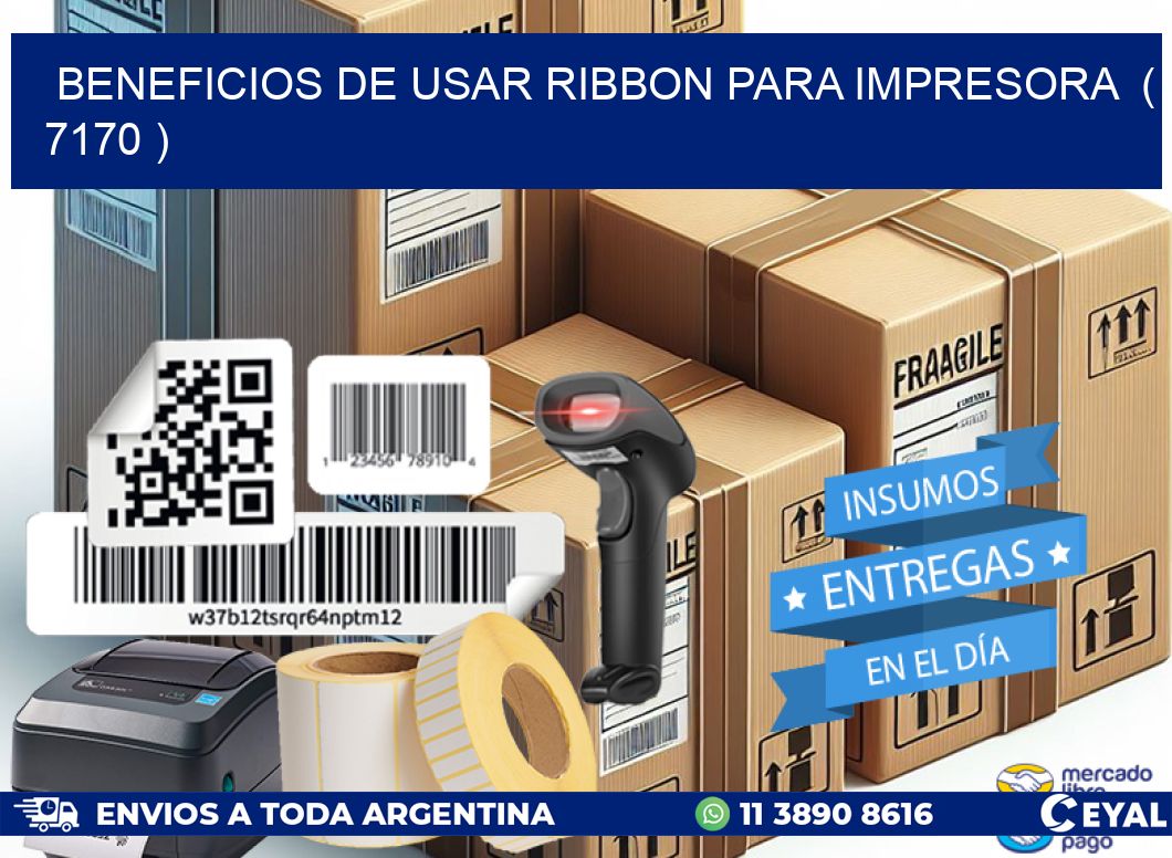 BENEFICIOS DE USAR RIBBON PARA IMPRESORA  ( 7170 )