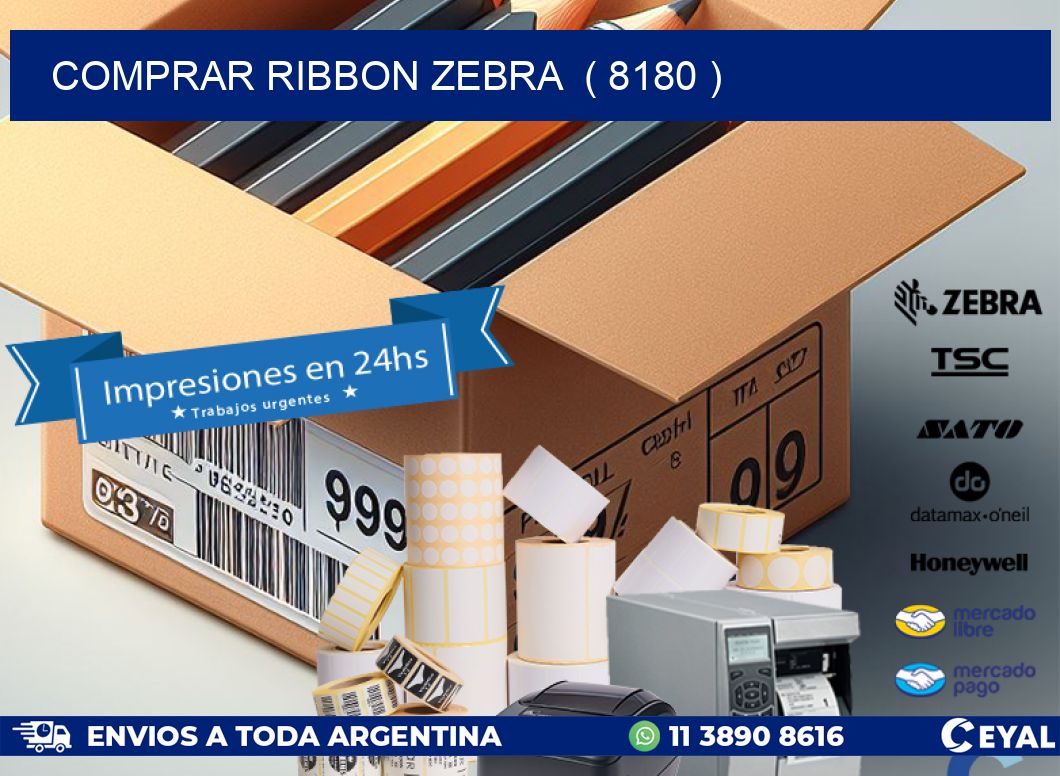 COMPRAR RIBBON ZEBRA  ( 8180 )