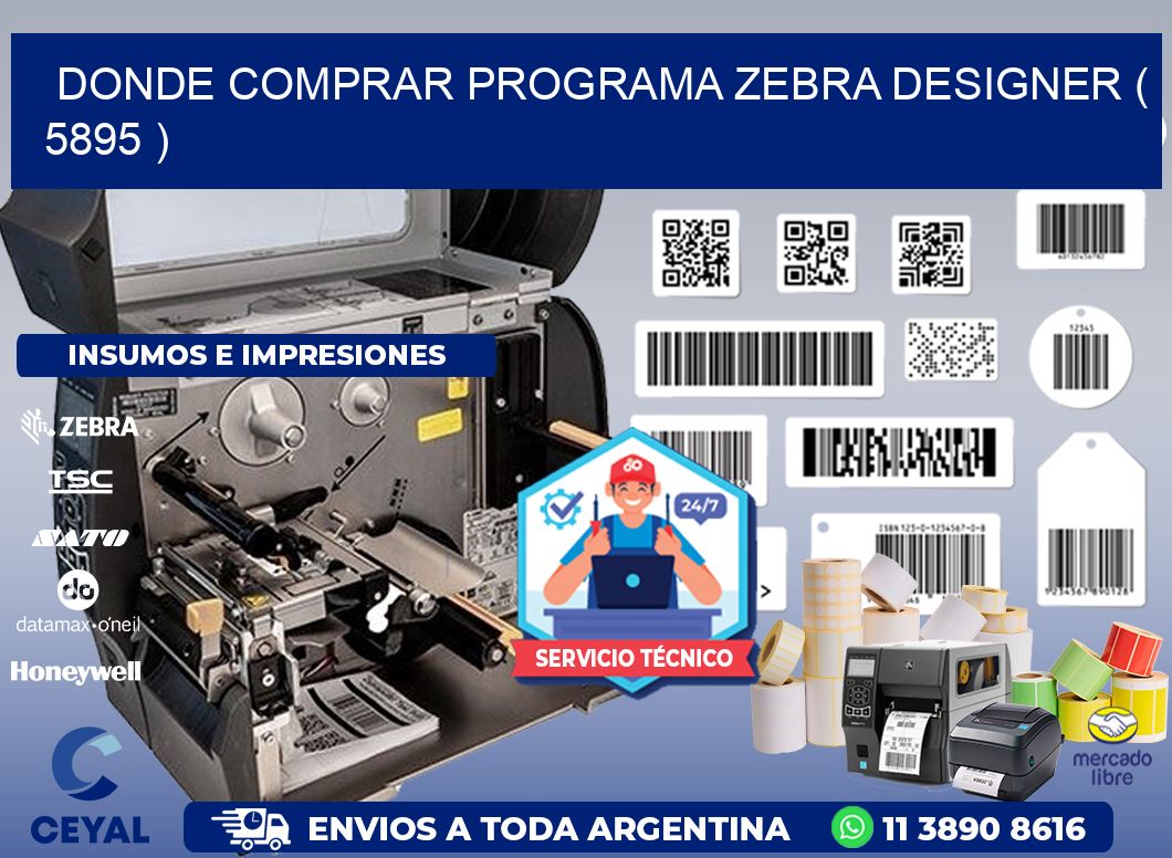 DONDE COMPRAR PROGRAMA ZEBRA DESIGNER ( 5895 )