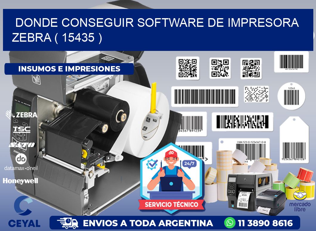 DONDE CONSEGUIR SOFTWARE DE IMPRESORA ZEBRA ( 15435 )