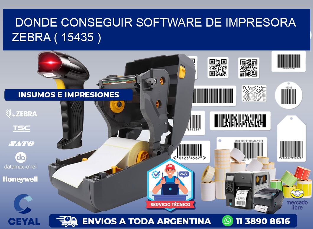 DONDE CONSEGUIR SOFTWARE DE IMPRESORA ZEBRA ( 15435 )