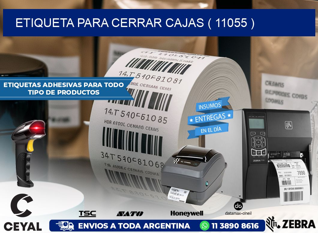 ETIQUETA PARA CERRAR CAJAS ( 11055 )