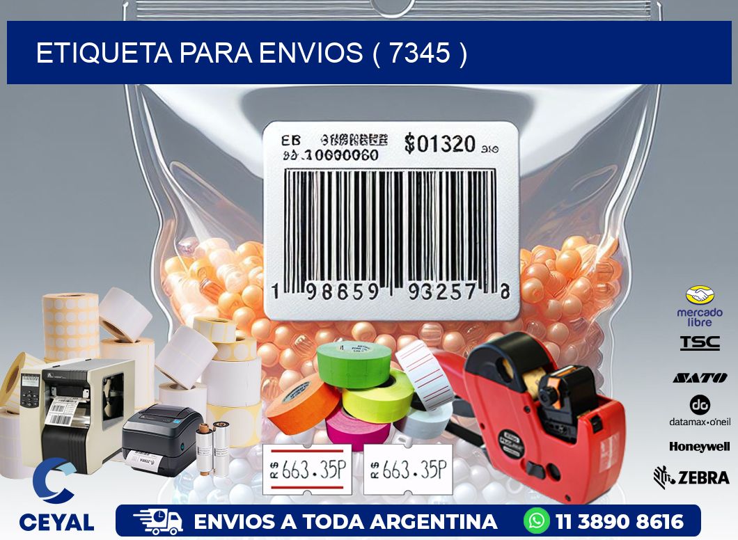 ETIQUETA PARA ENVIOS ( 7345 )