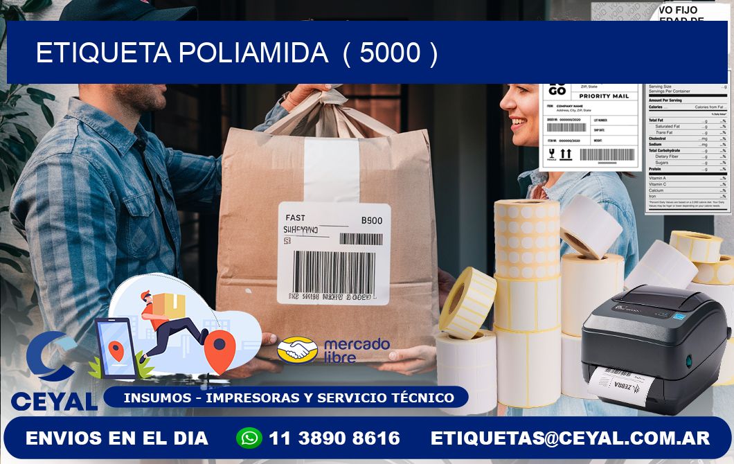 ETIQUETA POLIAMIDA  ( 5000 )