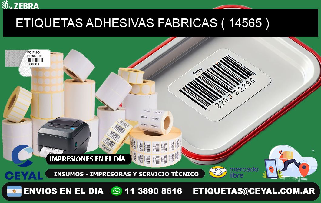 ETIQUETAS ADHESIVAS FABRICAS ( 14565 )