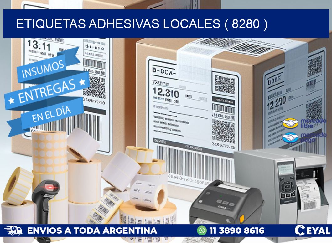 ETIQUETAS ADHESIVAS LOCALES ( 8280 )