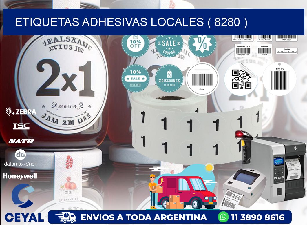 ETIQUETAS ADHESIVAS LOCALES ( 8280 )