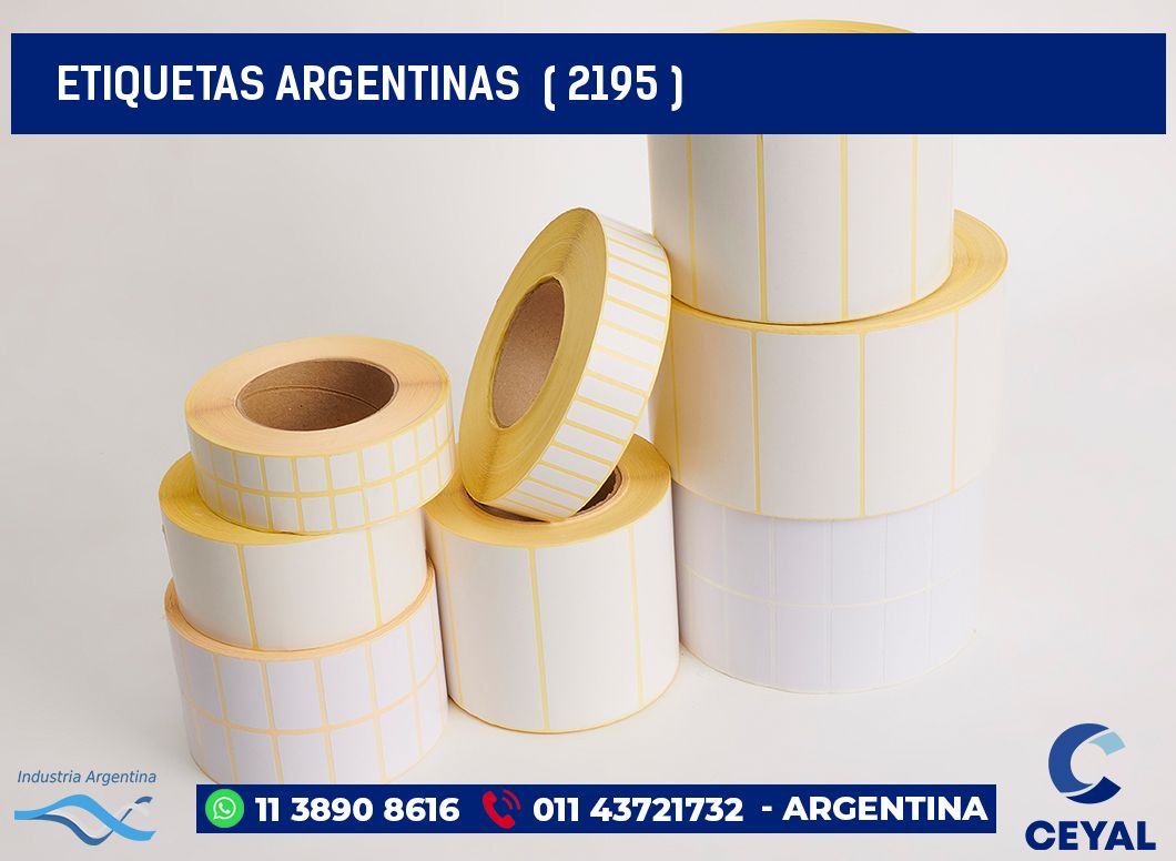 ETIQUETAS ARGENTINAS  ( 2195 )