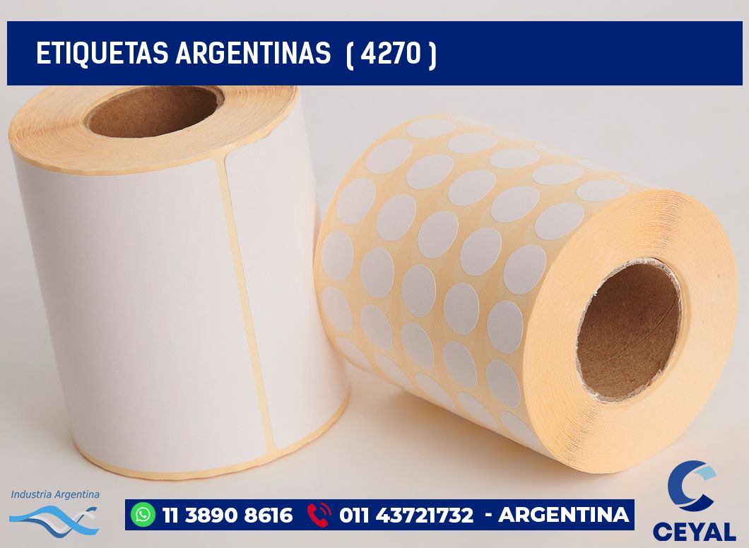 ETIQUETAS ARGENTINAS  ( 4270 )