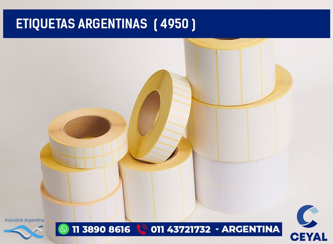 ETIQUETAS ARGENTINAS  ( 4950 )