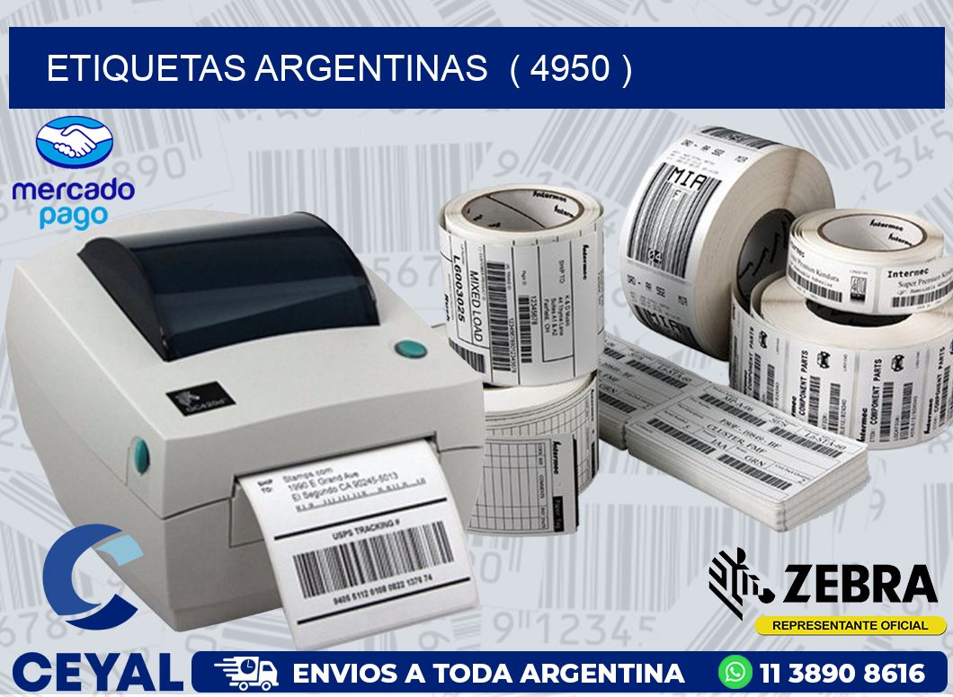 ETIQUETAS ARGENTINAS  ( 4950 )