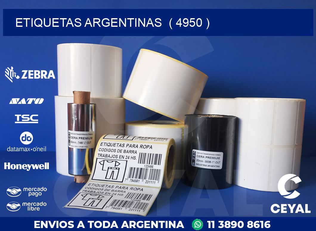 ETIQUETAS ARGENTINAS  ( 4950 )