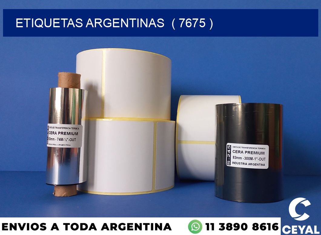 ETIQUETAS ARGENTINAS  ( 7675 )