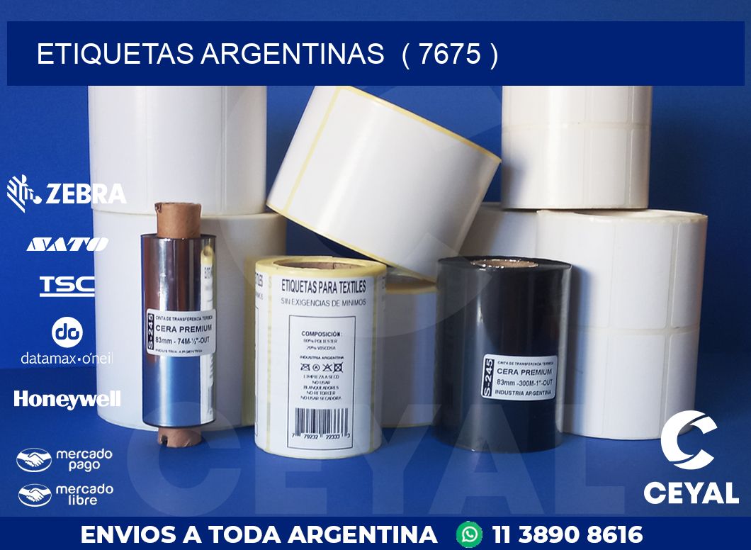 ETIQUETAS ARGENTINAS  ( 7675 )