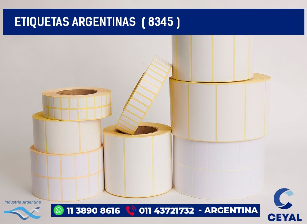 ETIQUETAS ARGENTINAS  ( 8345 )