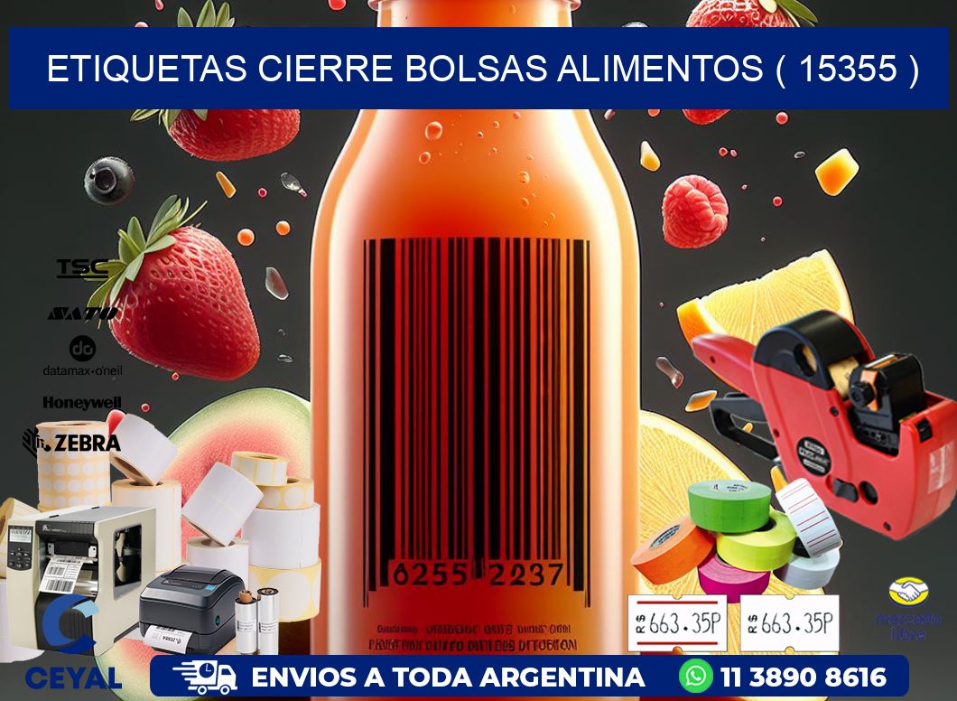 ETIQUETAS CIERRE BOLSAS ALIMENTOS ( 15355 )