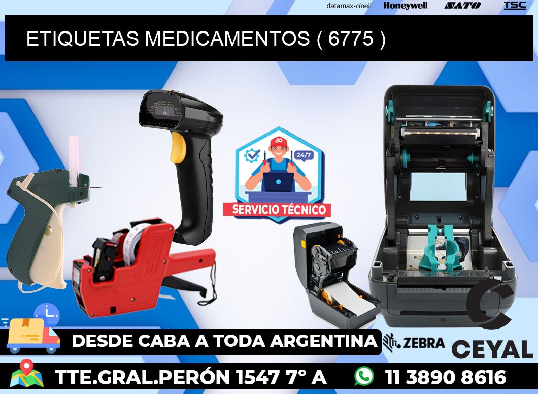 ETIQUETAS MEDICAMENTOS ( 6775 )