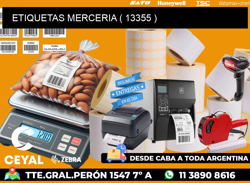 ETIQUETAS MERCERIA ( 13355 )