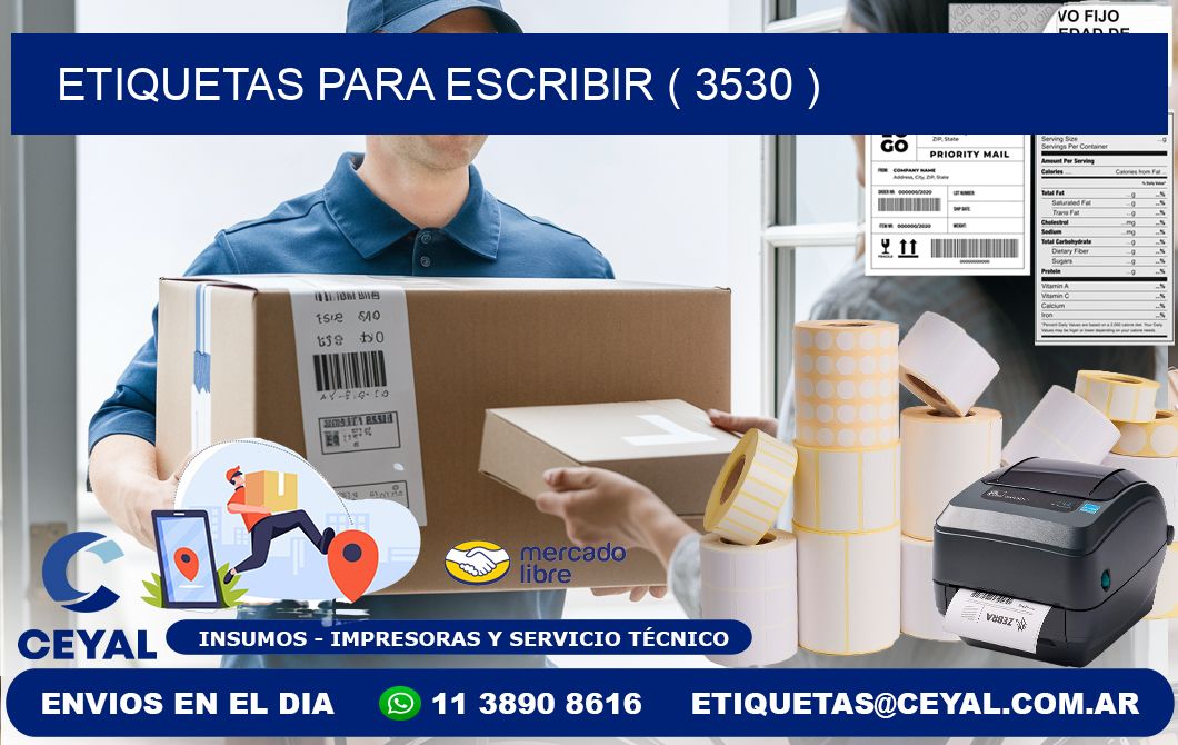 ETIQUETAS PARA ESCRIBIR ( 3530 )