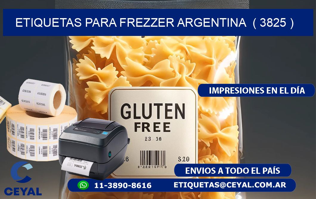 ETIQUETAS PARA FREZZER ARGENTINA  ( 3825 )