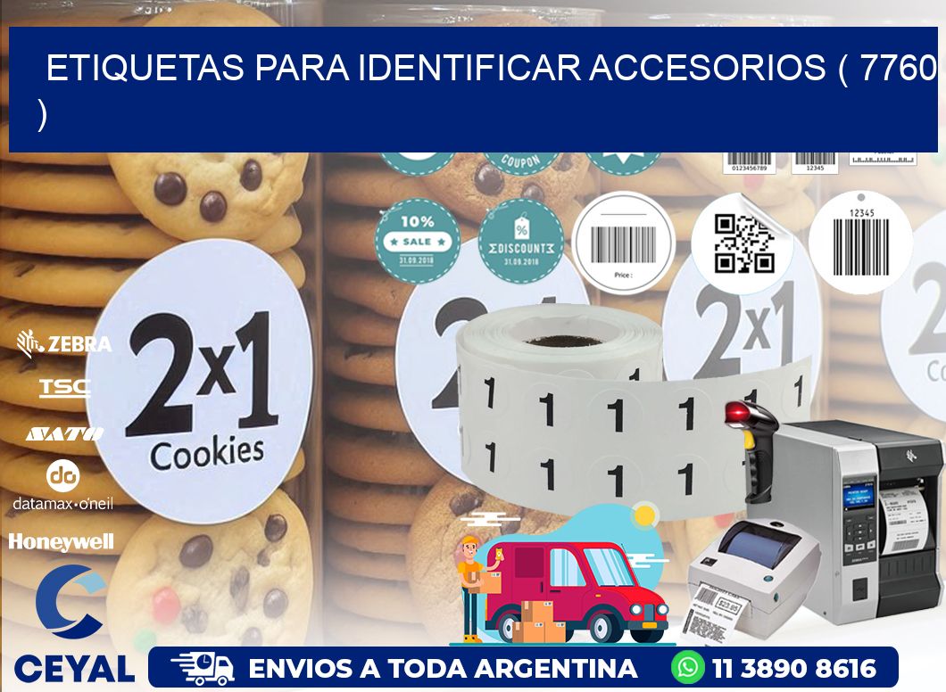 ETIQUETAS PARA IDENTIFICAR ACCESORIOS ( 7760 )