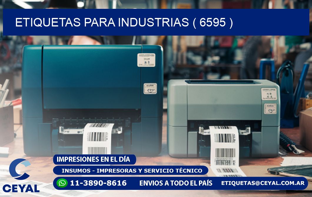 ETIQUETAS PARA INDUSTRIAS ( 6595 )