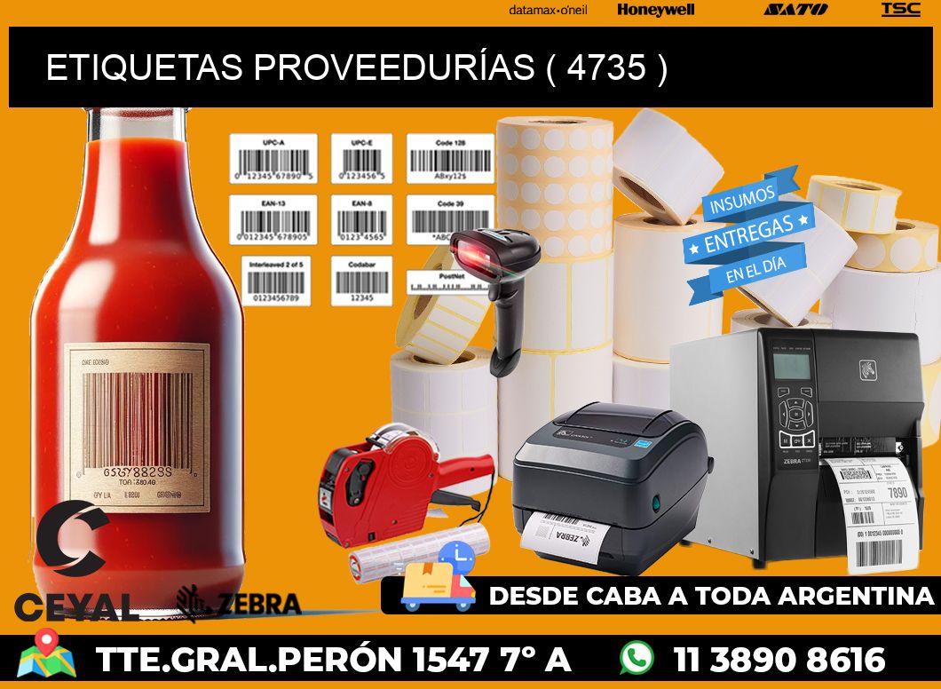 ETIQUETAS PROVEEDURÍAS ( 4735 )