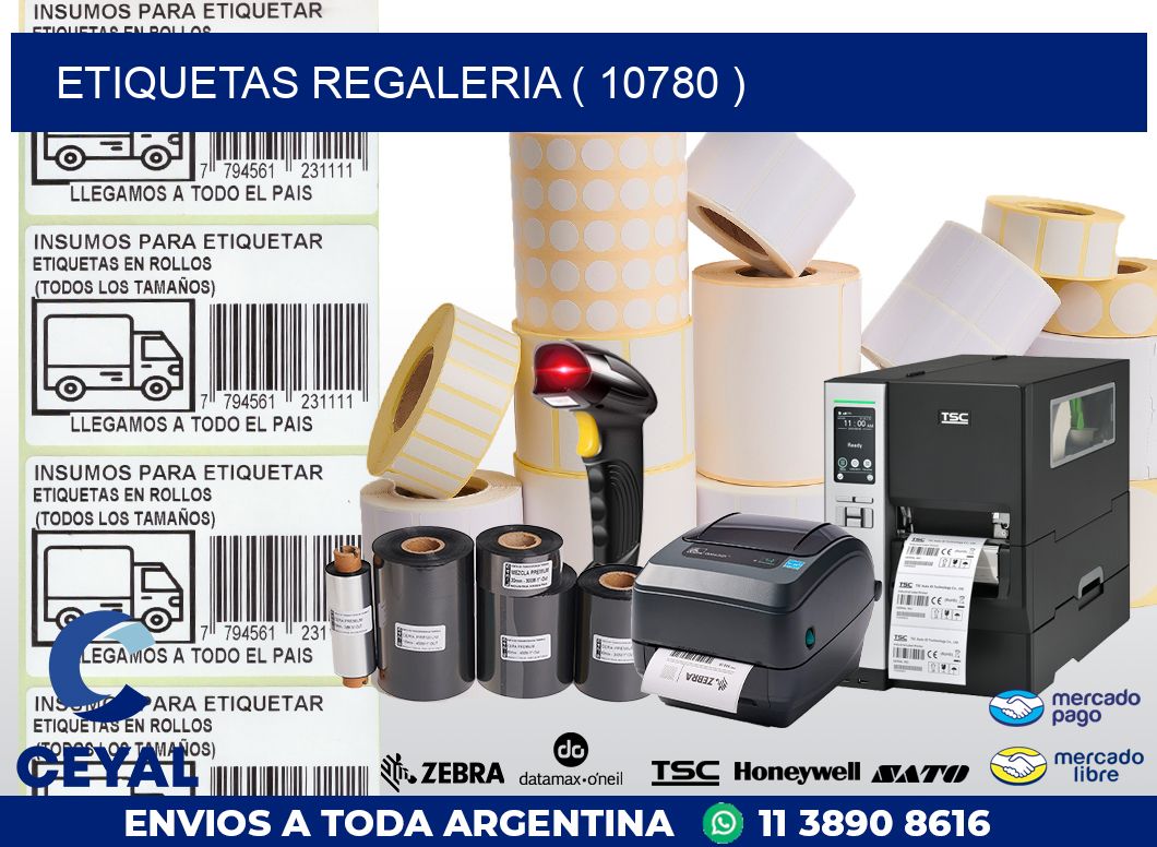 ETIQUETAS REGALERIA ( 10780 )