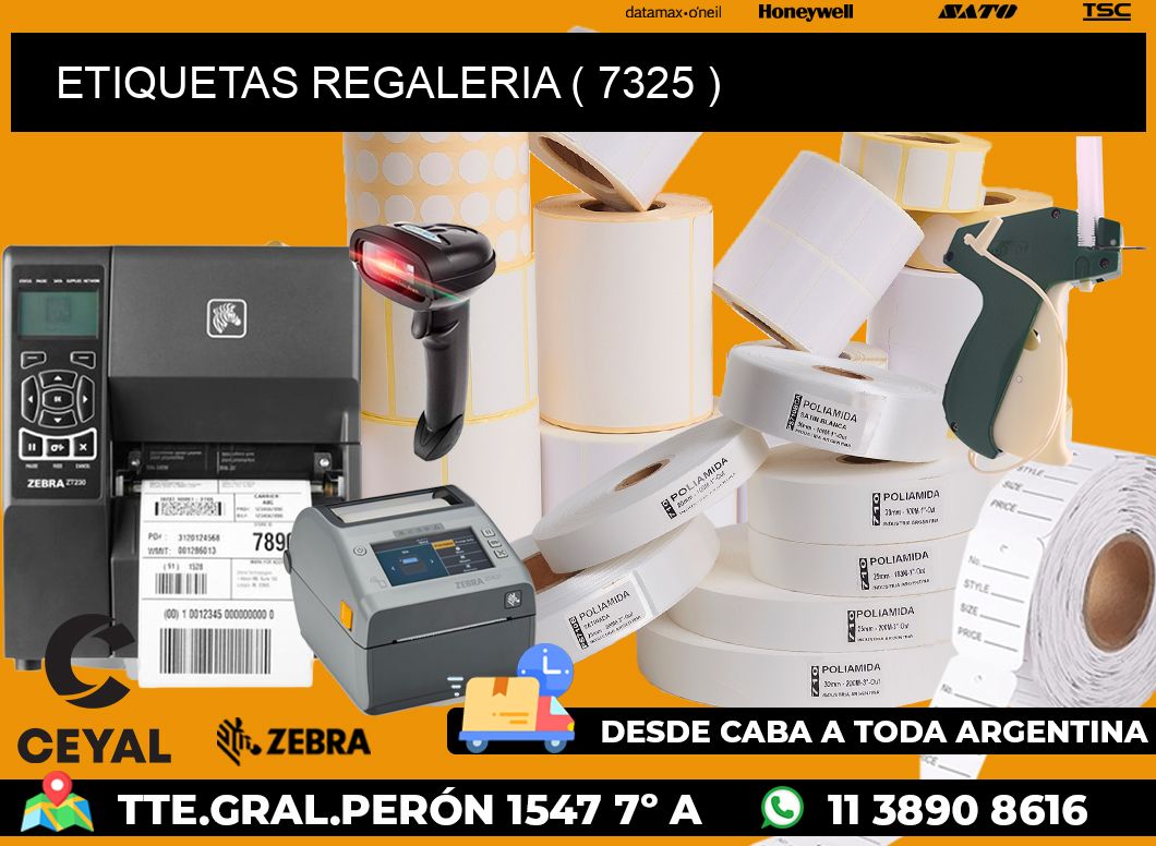 ETIQUETAS REGALERIA ( 7325 )