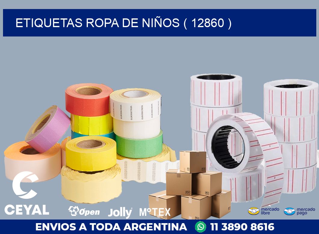 ETIQUETAS ROPA DE NIÑOS ( 12860 )