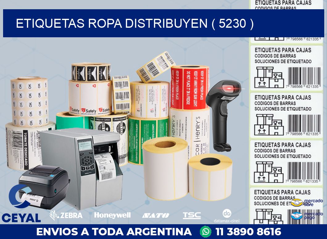 ETIQUETAS ROPA DISTRIBUYEN ( 5230 )