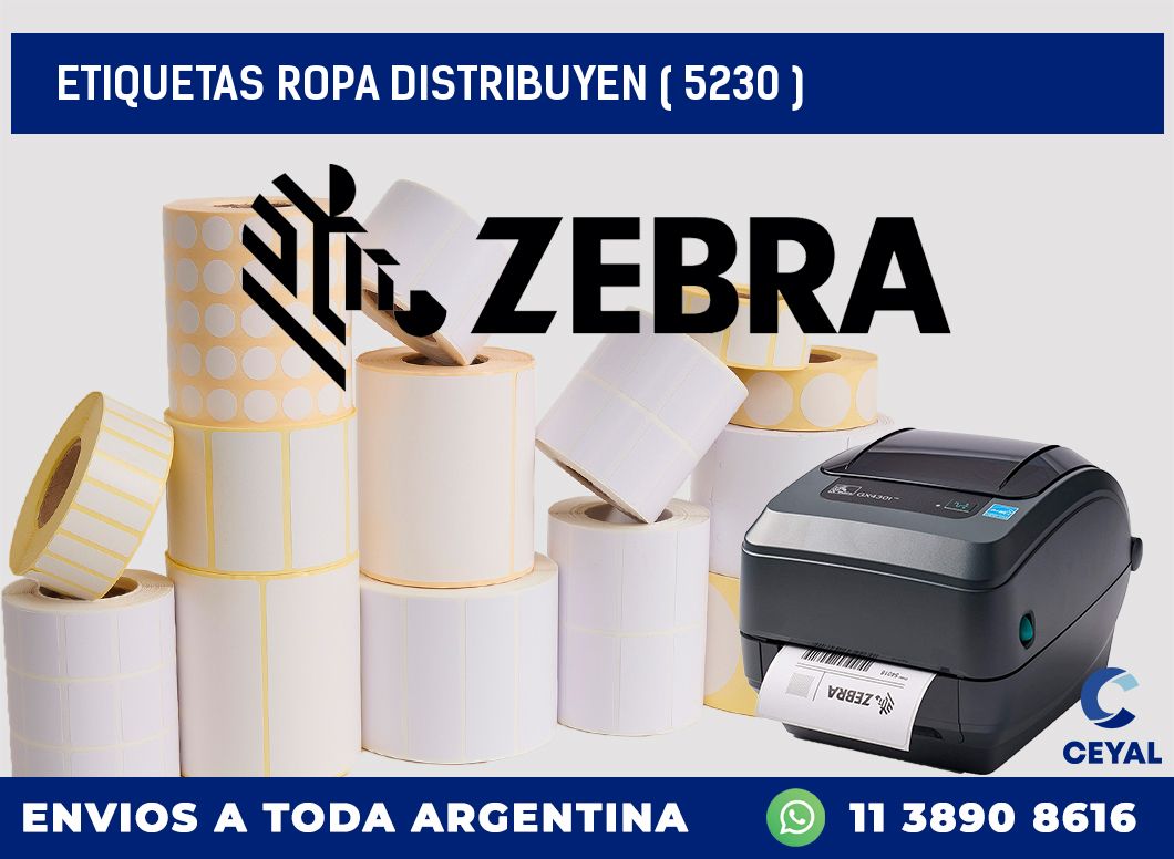 ETIQUETAS ROPA DISTRIBUYEN ( 5230 )