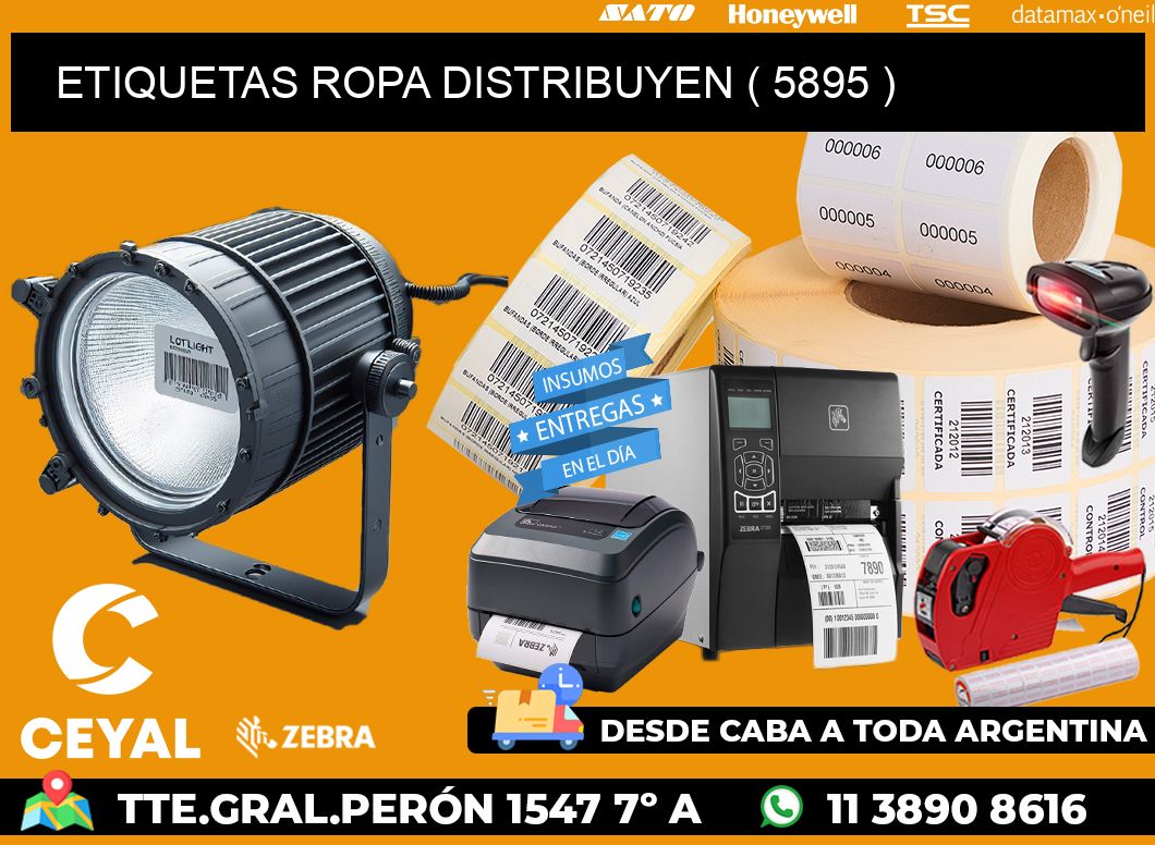 ETIQUETAS ROPA DISTRIBUYEN ( 5895 )