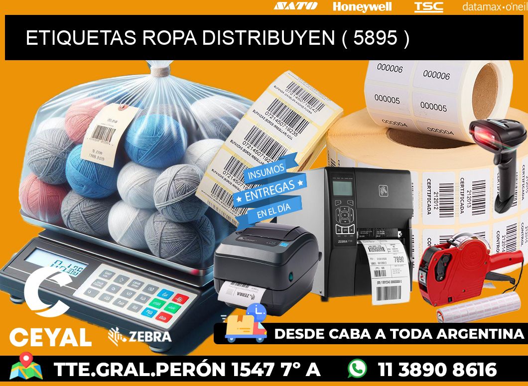 ETIQUETAS ROPA DISTRIBUYEN ( 5895 )