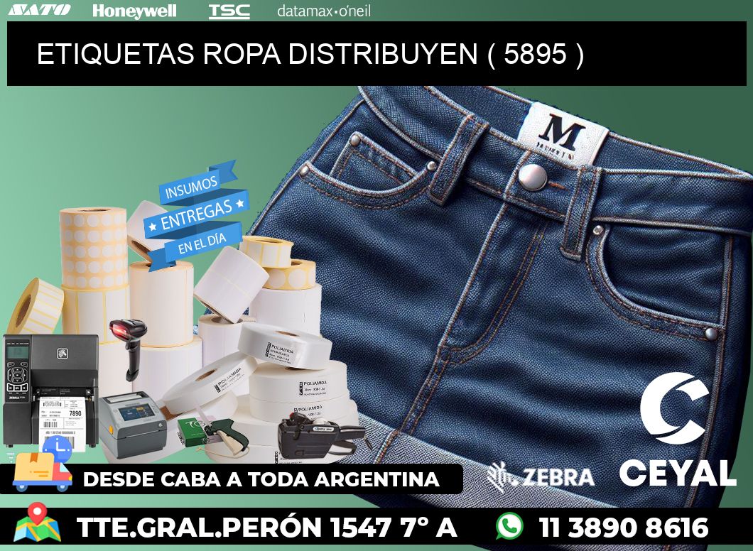 ETIQUETAS ROPA DISTRIBUYEN ( 5895 )