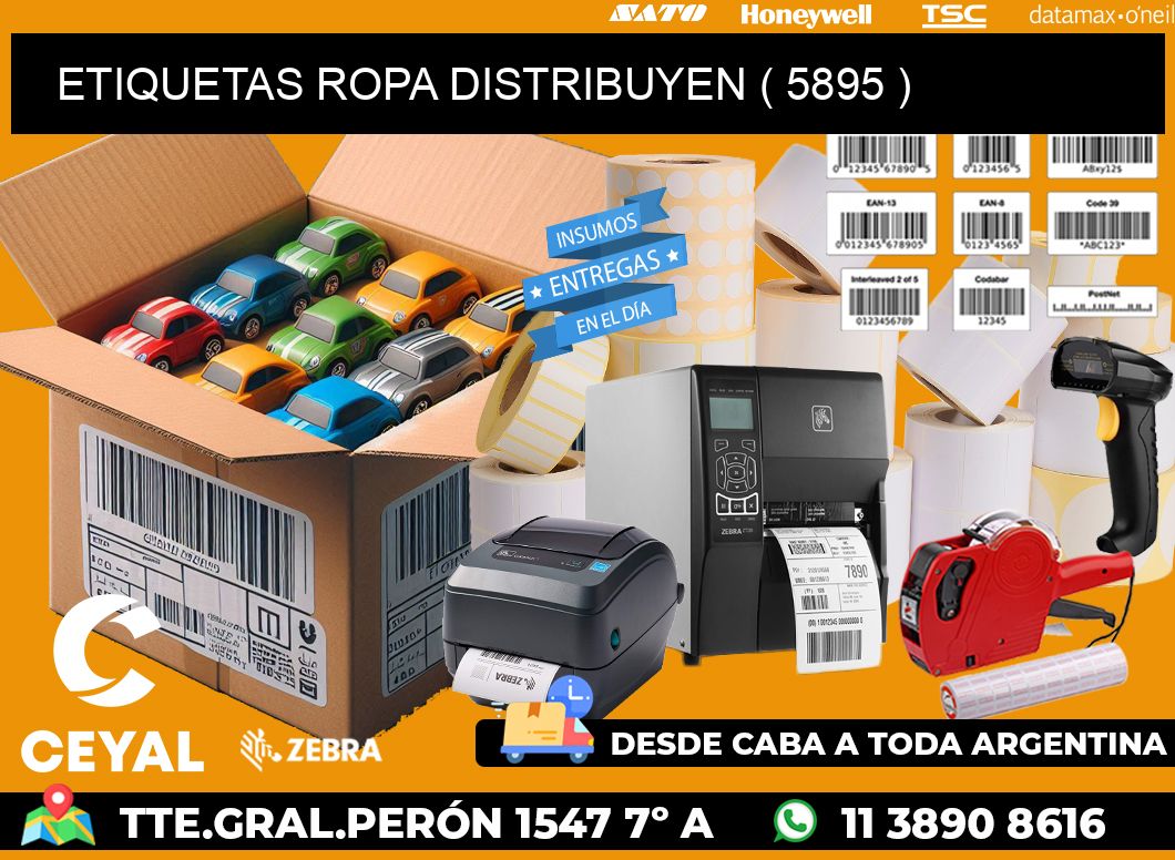 ETIQUETAS ROPA DISTRIBUYEN ( 5895 )