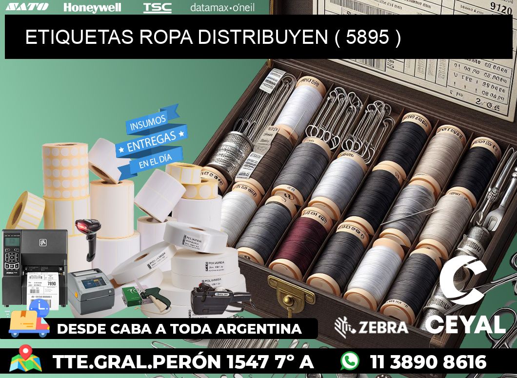 ETIQUETAS ROPA DISTRIBUYEN ( 5895 )