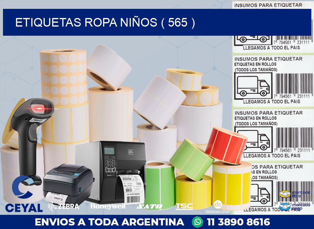 ETIQUETAS ROPA NIÑOS ( 565 )